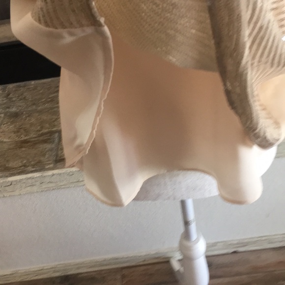 Skies Are Blue Stitch Fix Sequins & Lace Top - Picture 4 of 8